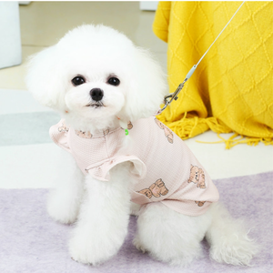 하얀마트, 강아지 샵, 반려동물, 반려견, 냥이, 강아지옷, 곰돌이 하네스 프릴티셔츠